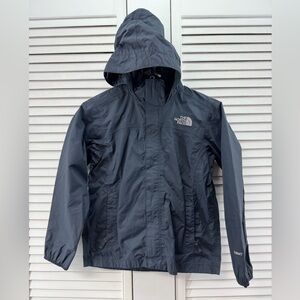 The North Face boys size M hyvent Hooded grey  Rain Jacket